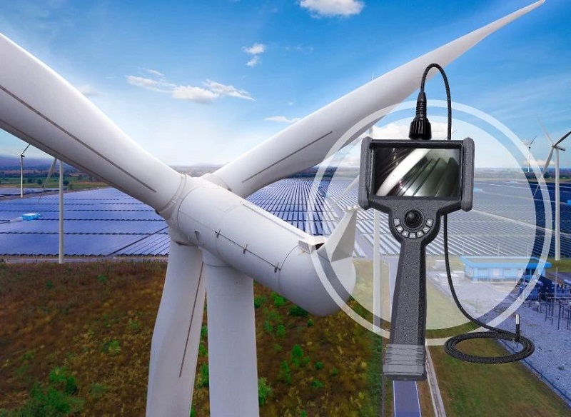 能源電力行業(yè)無損檢測丨深圳微視工業(yè)內窺鏡保障風力發(fā)電安全運行